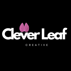 Clever Leaf Creative logo [black]